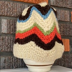 Chevron stripe beannie